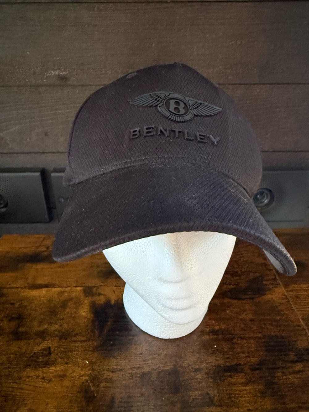 Bentley Embroidered Logo Black Baseball Cap